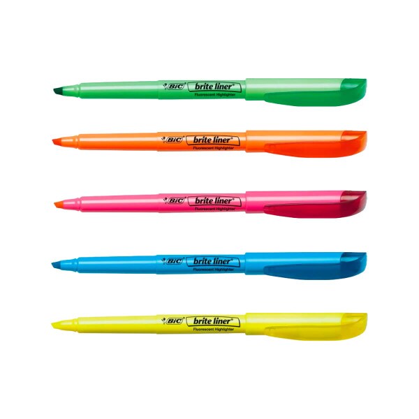 5 Pack of Briteliner Highlighters neon